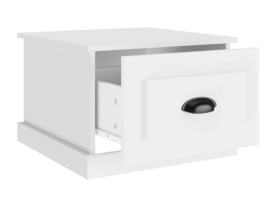 Mesa de centro 50x50x35 cm derivados madeira branco