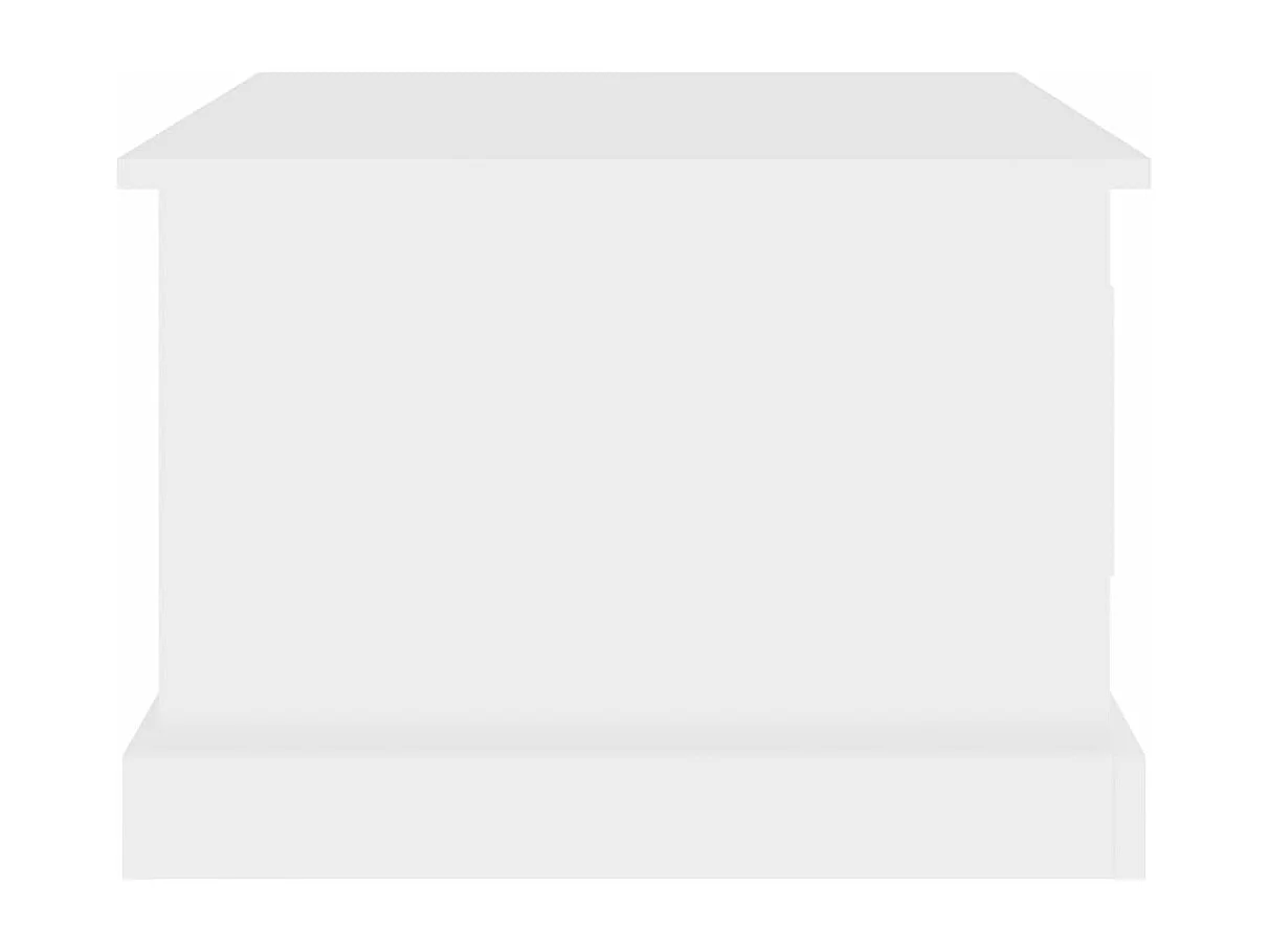 Mesa de centro 50x50x35 cm derivados madeira branco