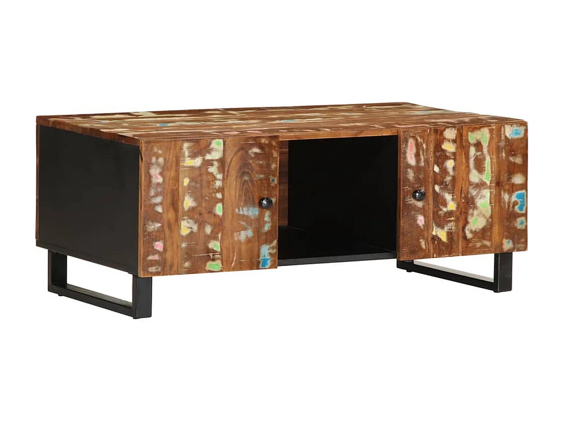 Couchtisch 100x54x40 cm Altholz Massiv & Holzwerkstoff