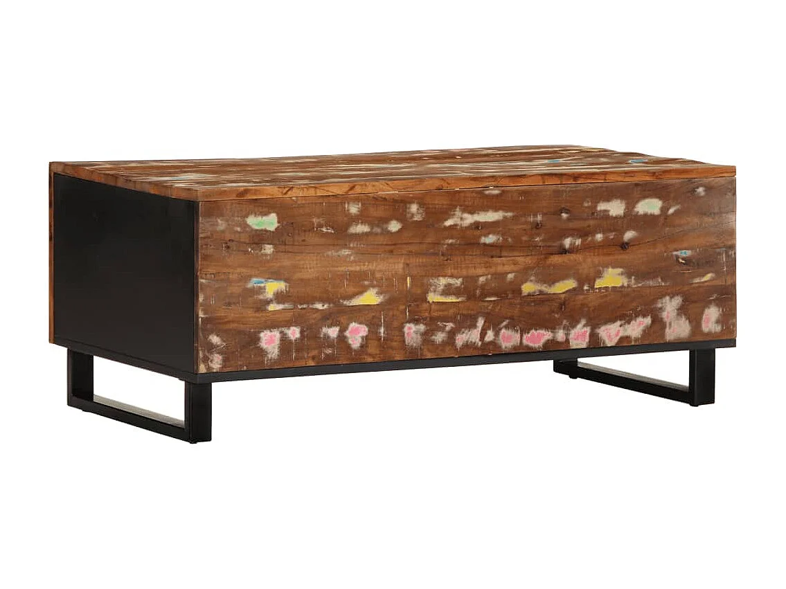 Couchtisch 100x54x40 cm Altholz Massiv & Holzwerkstoff