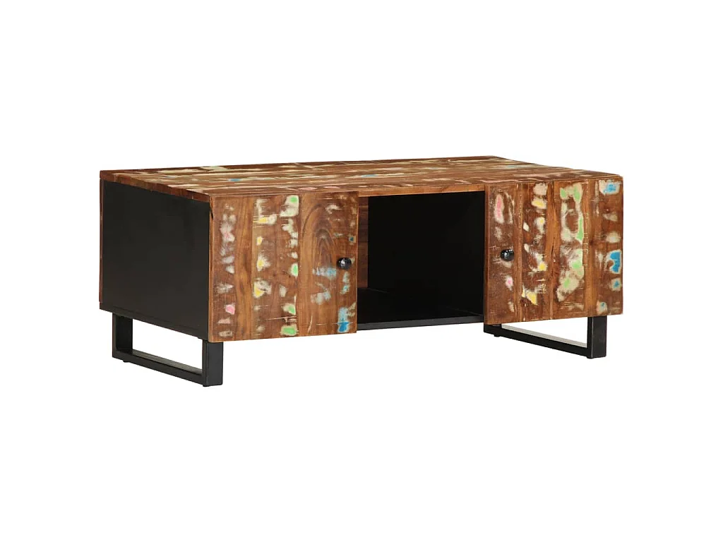 Couchtisch 100x54x40 cm Altholz Massiv & Holzwerkstoff