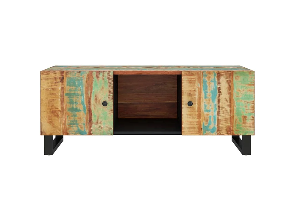 Couchtisch 100x54x40 cm Altholz Massiv & Holzwerkstoff