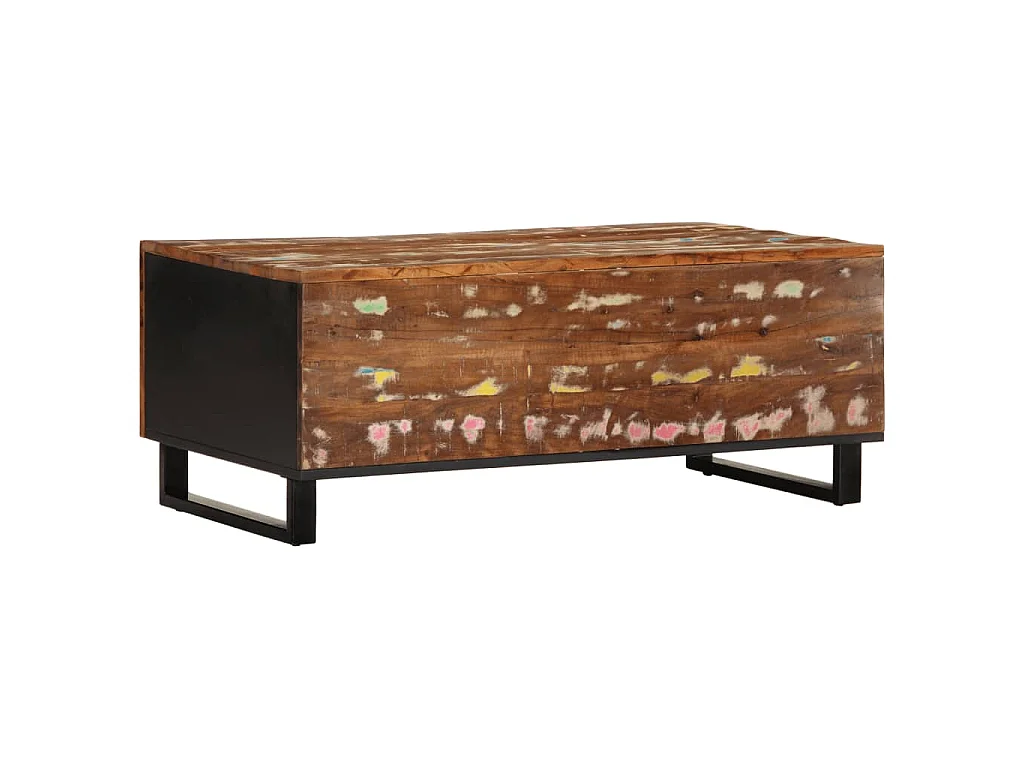 Couchtisch 100x54x40 cm Altholz Massiv & Holzwerkstoff