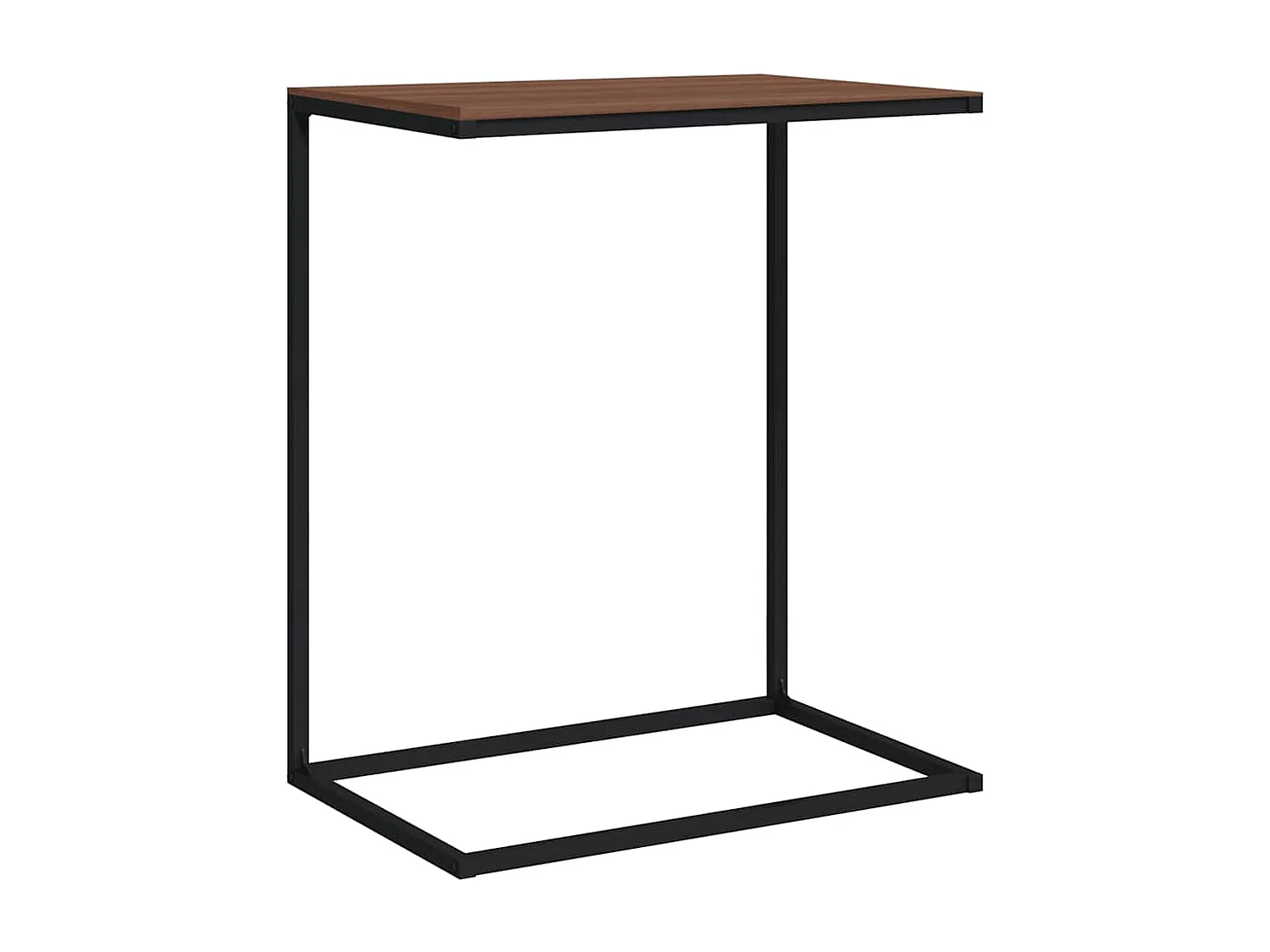 Table d'appoint Noir 55x35x66 cm Bois d'ingénierie