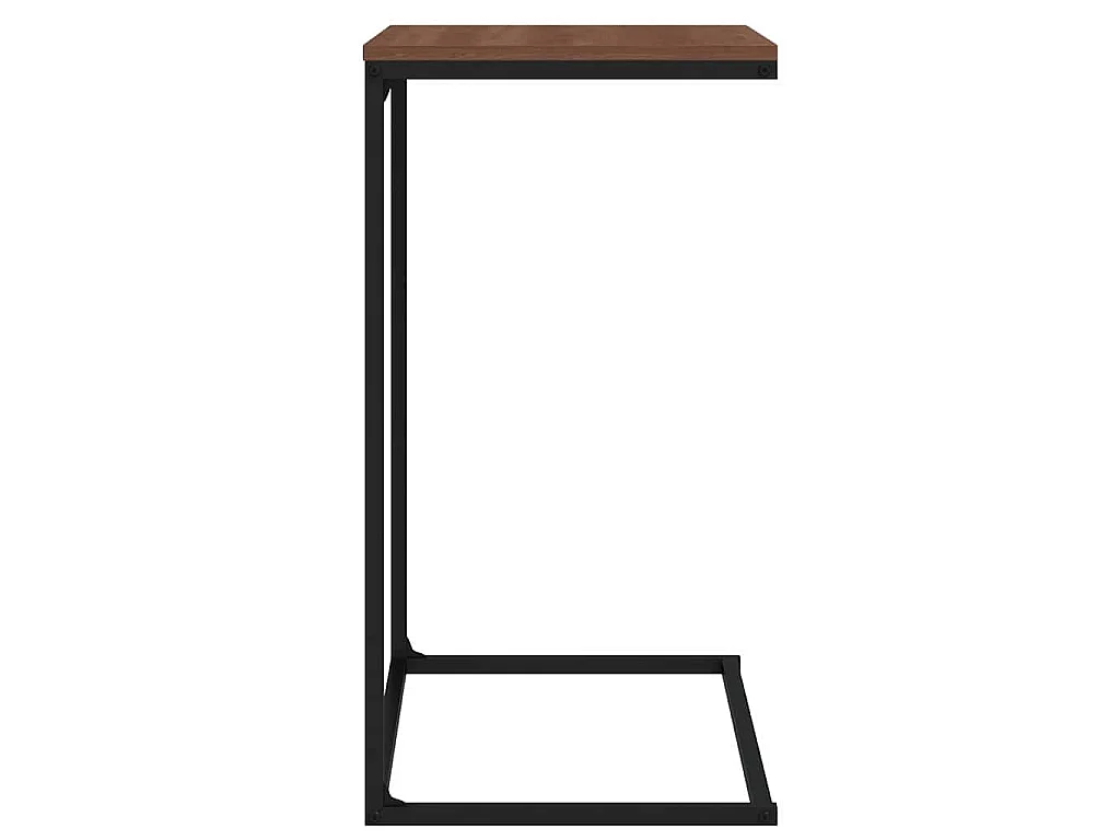 Table d'appoint Noir 55x35x66 cm Bois d'ingénierie
