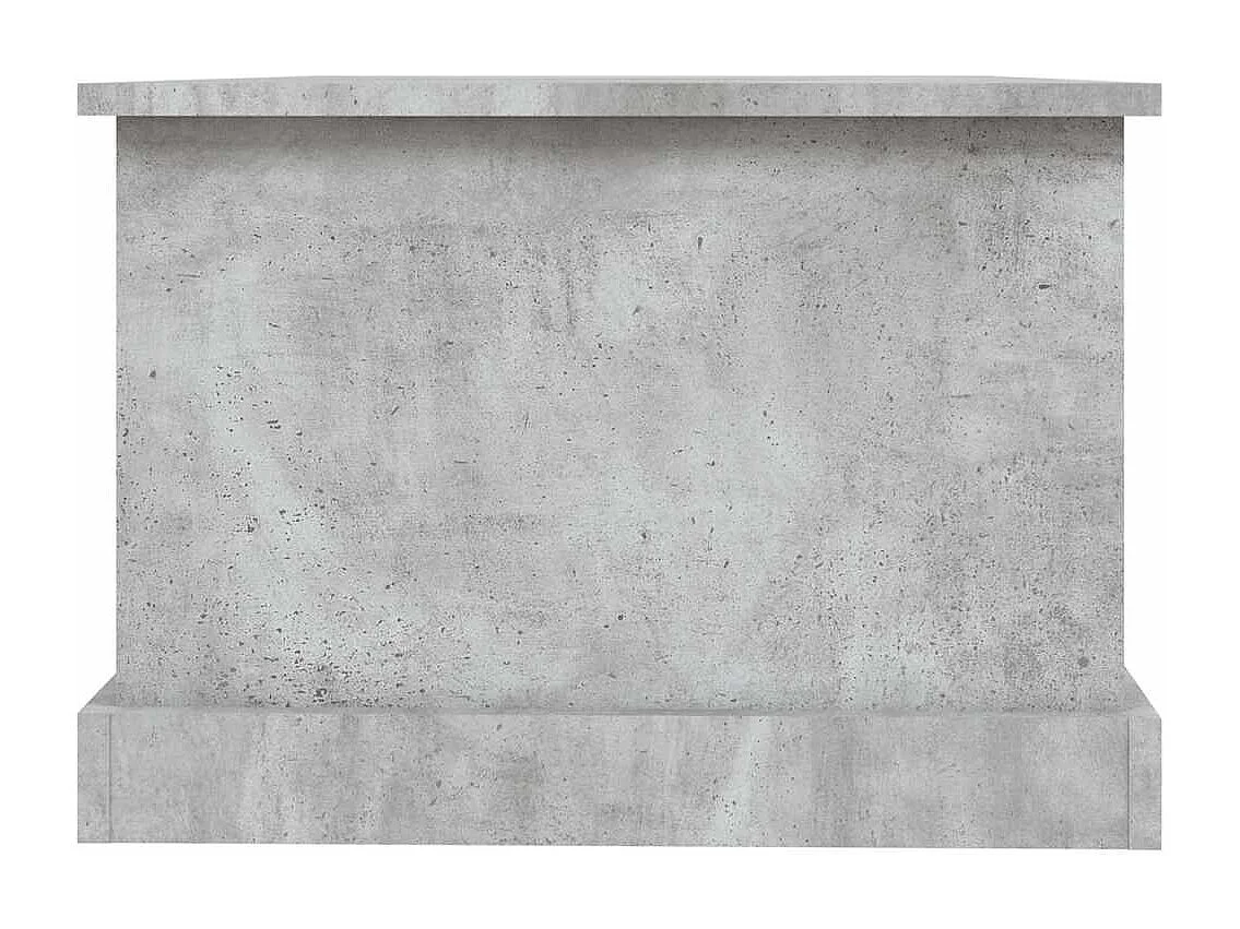 Table basse Gris béton 90x50x35 cm Bois d'ingénierie