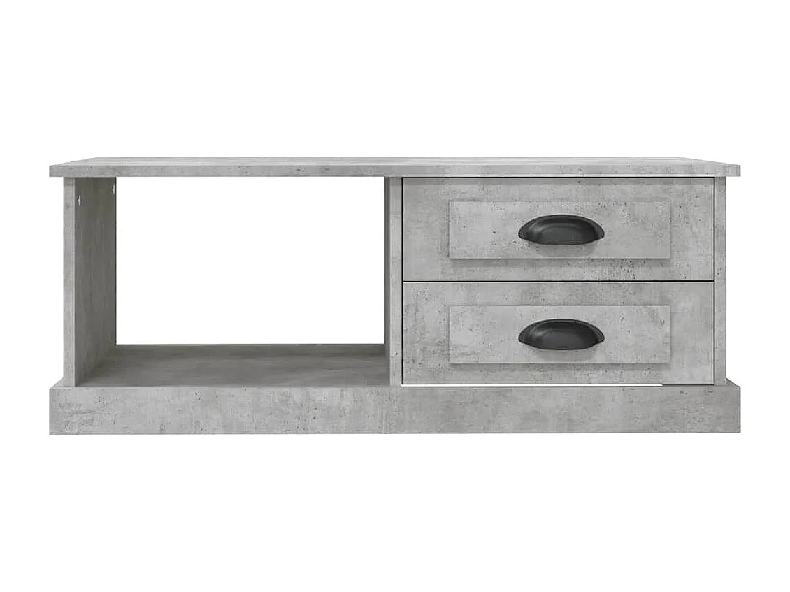 Couchtisch Betongrau 90x50x35 cm Holzwerkstoff