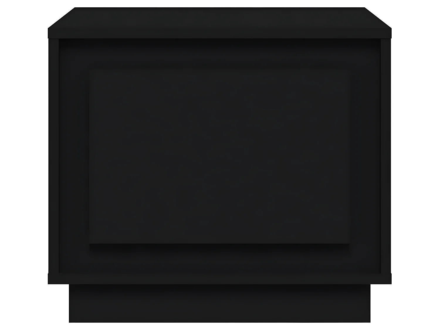 Couchtisch Schwarz 51x50x44 cm Holzwerkstoff