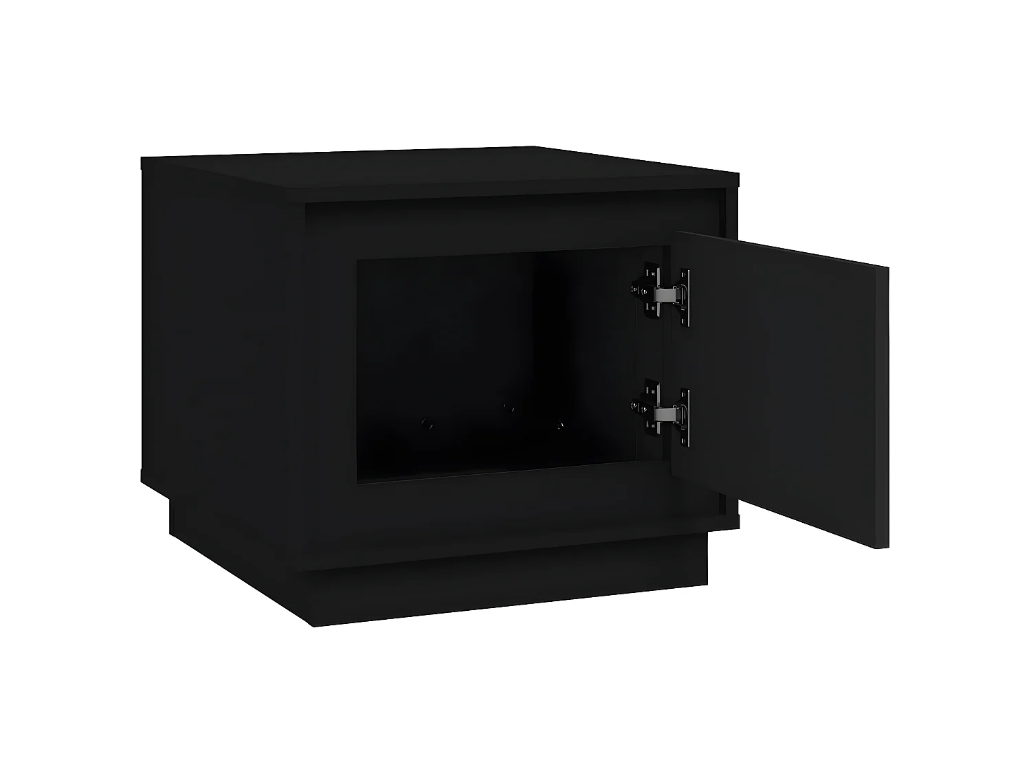 Couchtisch Schwarz 51x50x44 cm Holzwerkstoff