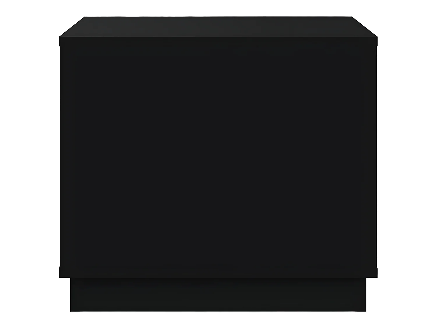 Couchtisch Schwarz 51x50x44 cm Holzwerkstoff