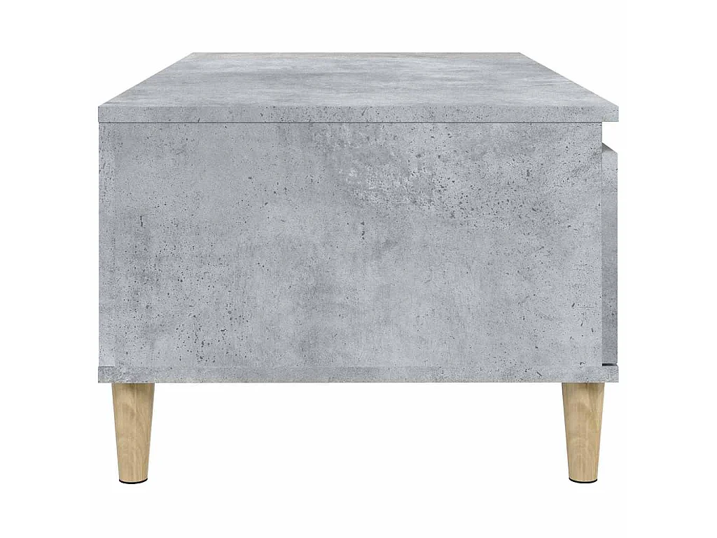 Table basse Gris béton 90x50x36,5 cm Bois d'ingénierie