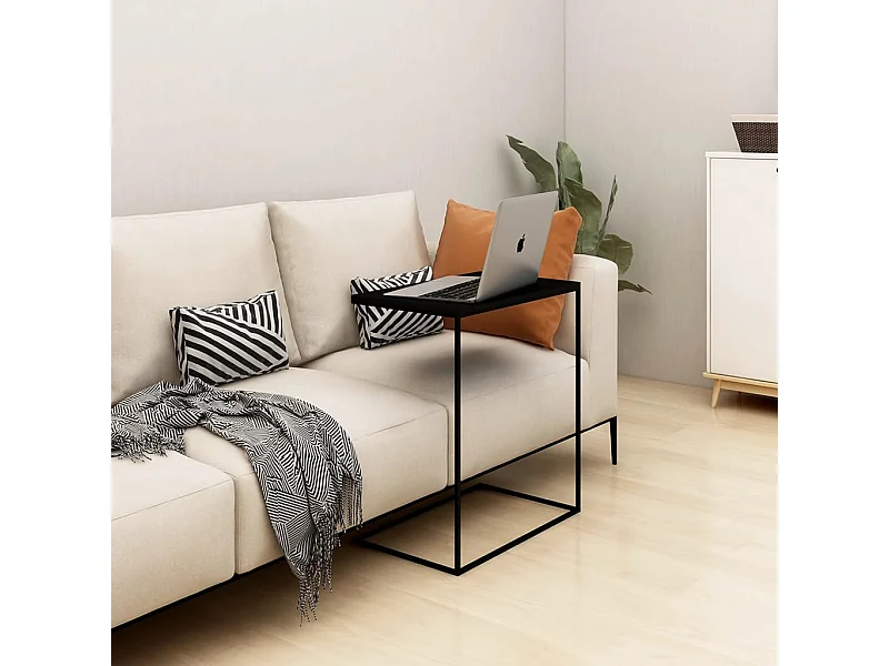 Table d'appoint Noir 55x35x66 cm Bois d'ingénierie