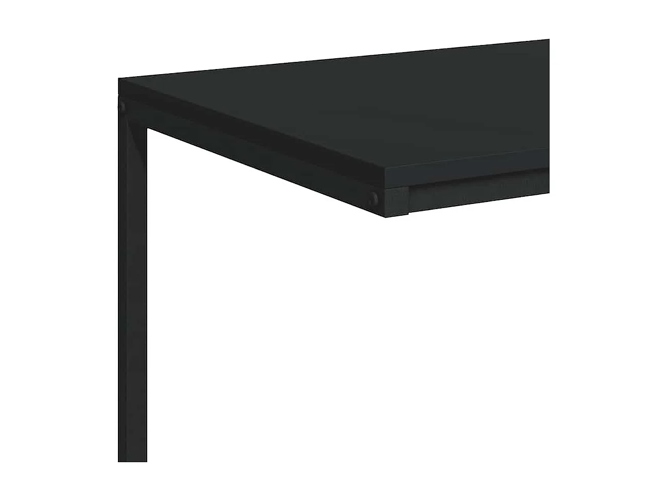 Beistelltisch Schwarz 55x35x66 cm Holzwerkstoff