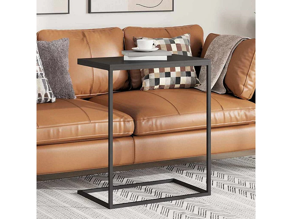 Table d'appoint Noir 55x35x66 cm Bois d'ingénierie