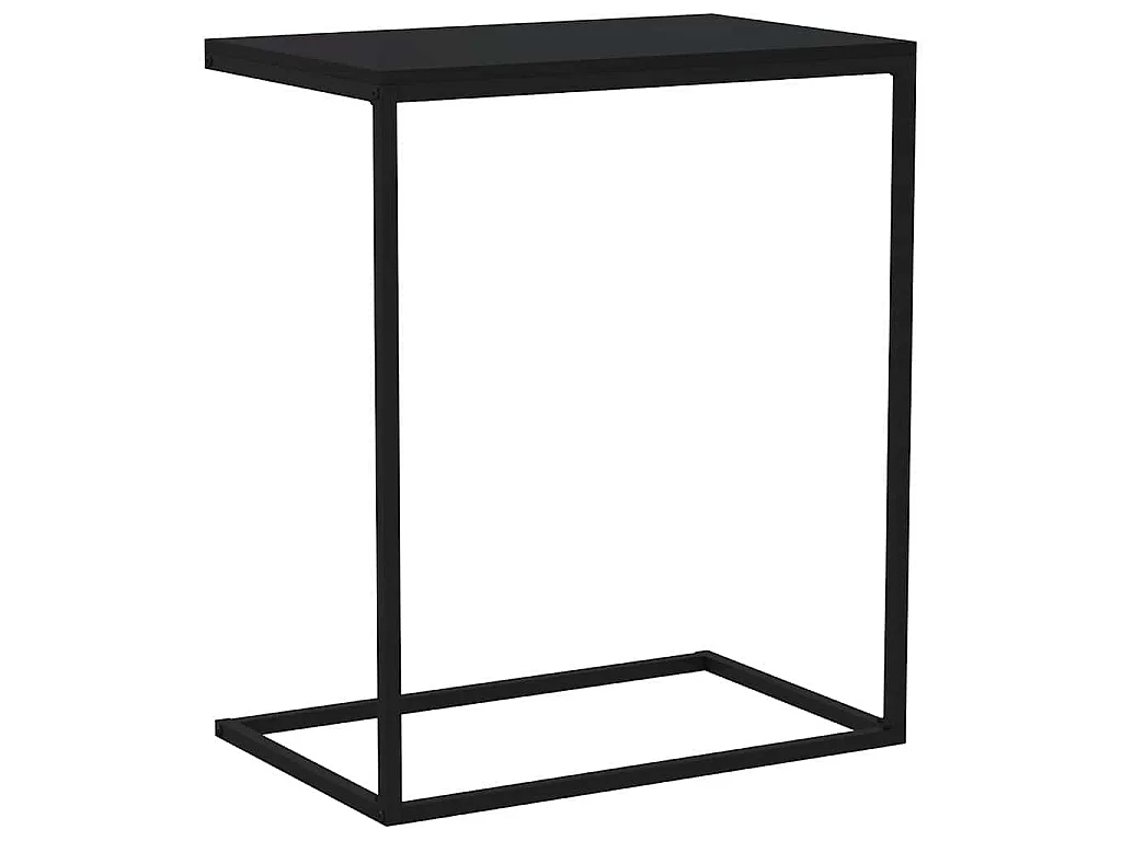 Table d'appoint Noir 55x35x66 cm Bois d'ingénierie
