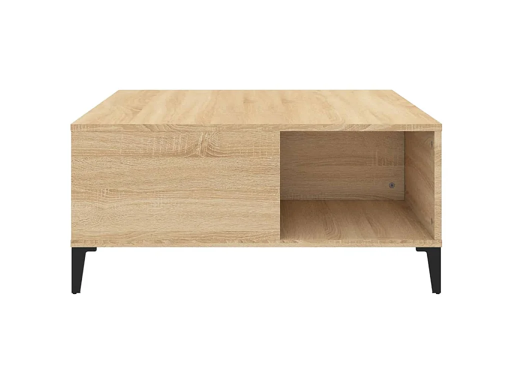Couchtisch Sonoma-Eiche 80x80x36,5 cm Holzwerkstoff
