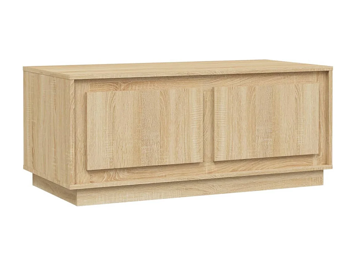 Table basse chêne sonoma 102x50x44 cm bois d'ingénierie