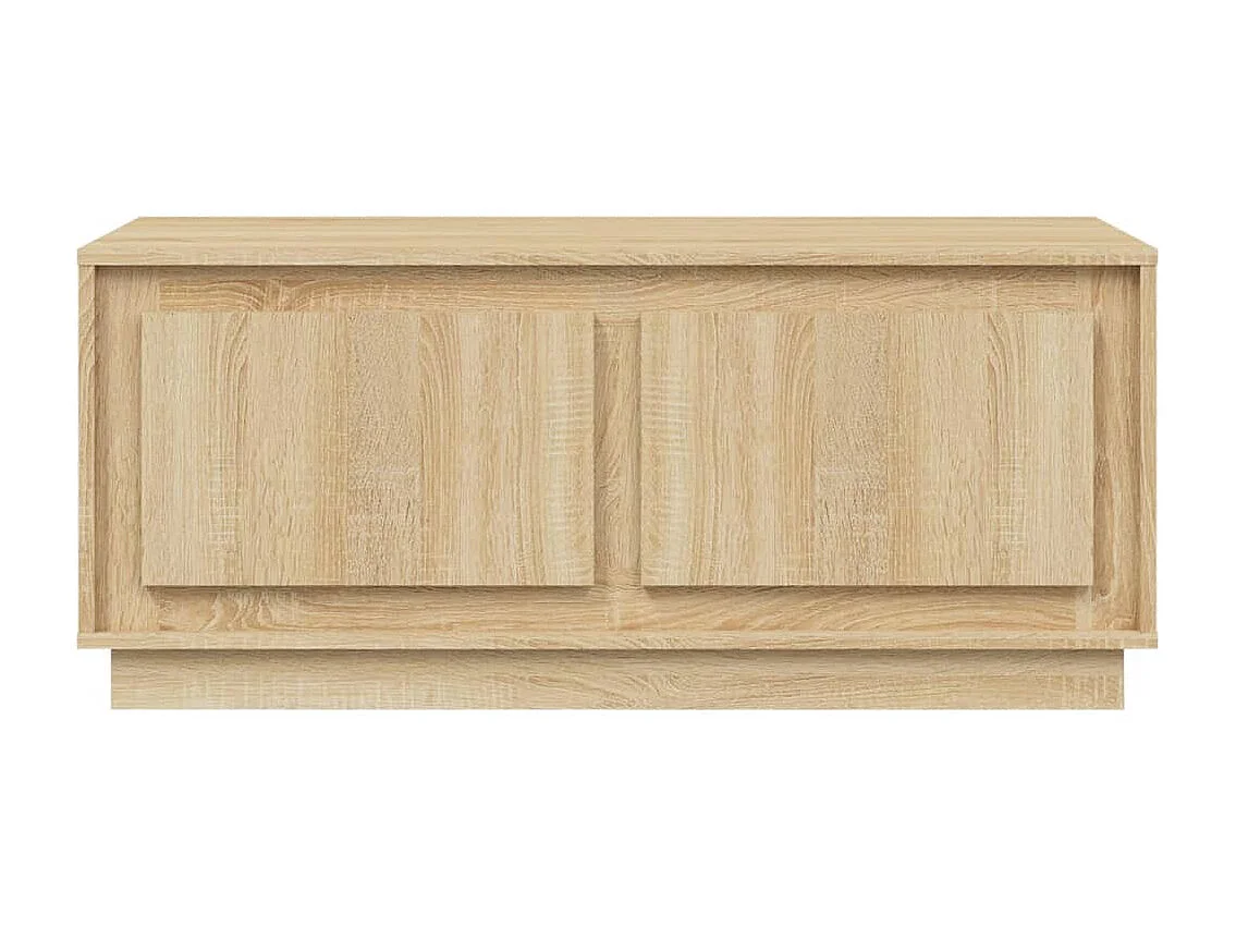 Table basse chêne sonoma 102x50x44 cm bois d'ingénierie