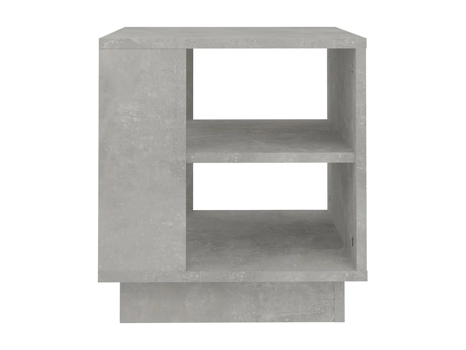 Table basse gris béton 40x40x43 cm bois d'ingénierie