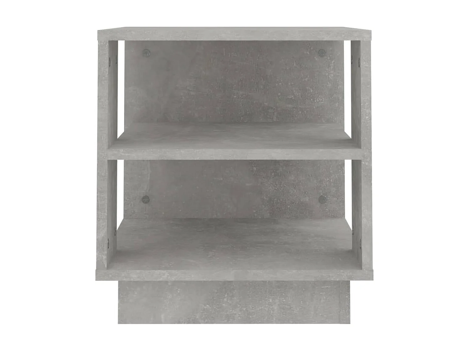 Table basse gris béton 40x40x43 cm bois d'ingénierie