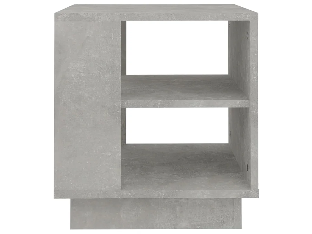 Salontafel 40x40x43 cm bewerkt hout betongrijs