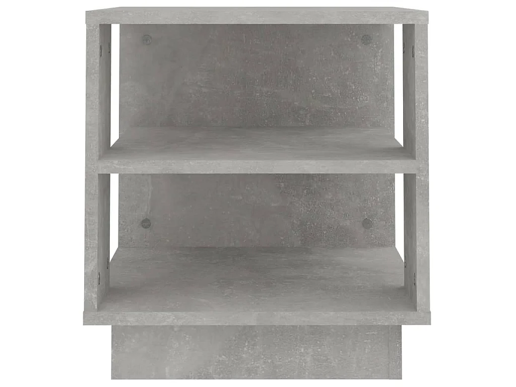 Salontafel 40x40x43 cm bewerkt hout betongrijs