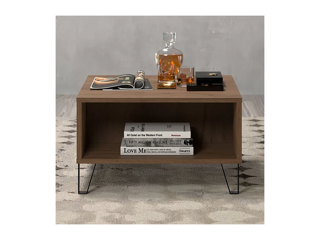 Table basse Montez Chêne doré artisanal