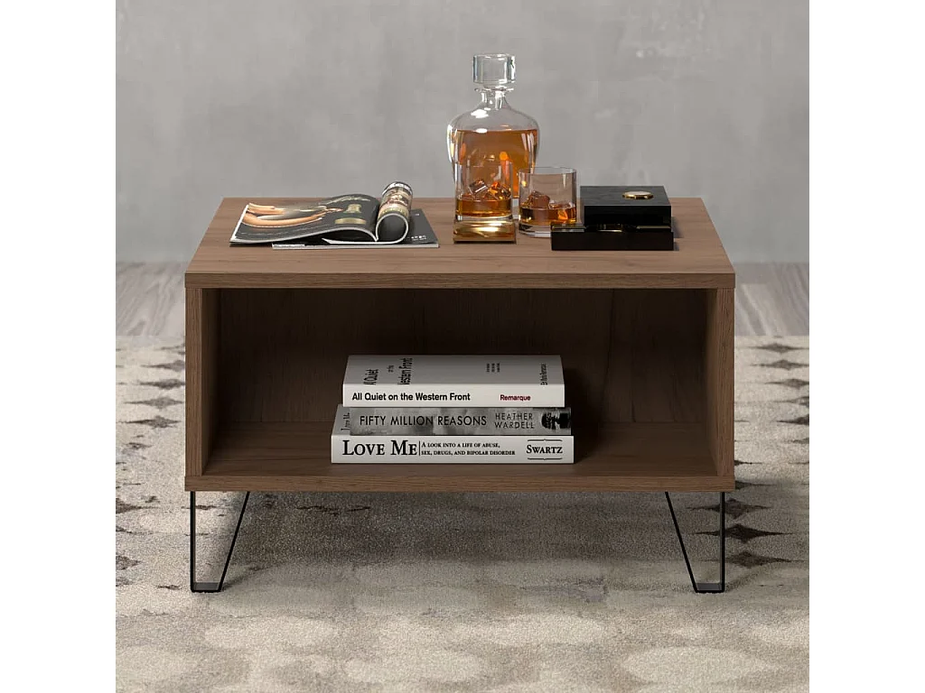 Salontafel Montez artisan goud eikenkleurig