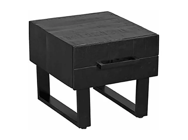 Table basse Santos 44x50x41 cm Noir