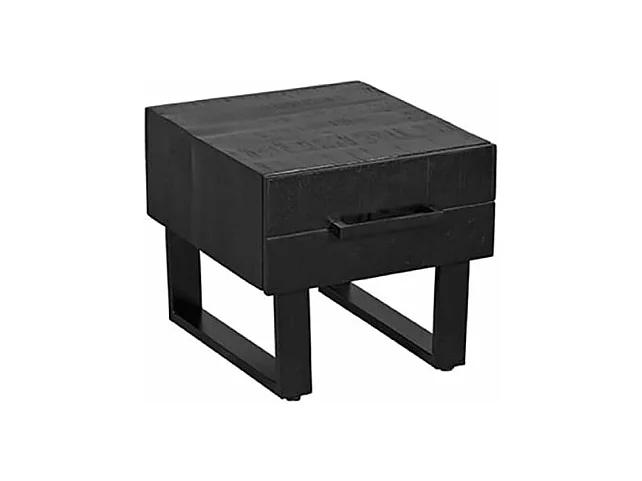 Table basse Santos 44x50x41 cm Noir