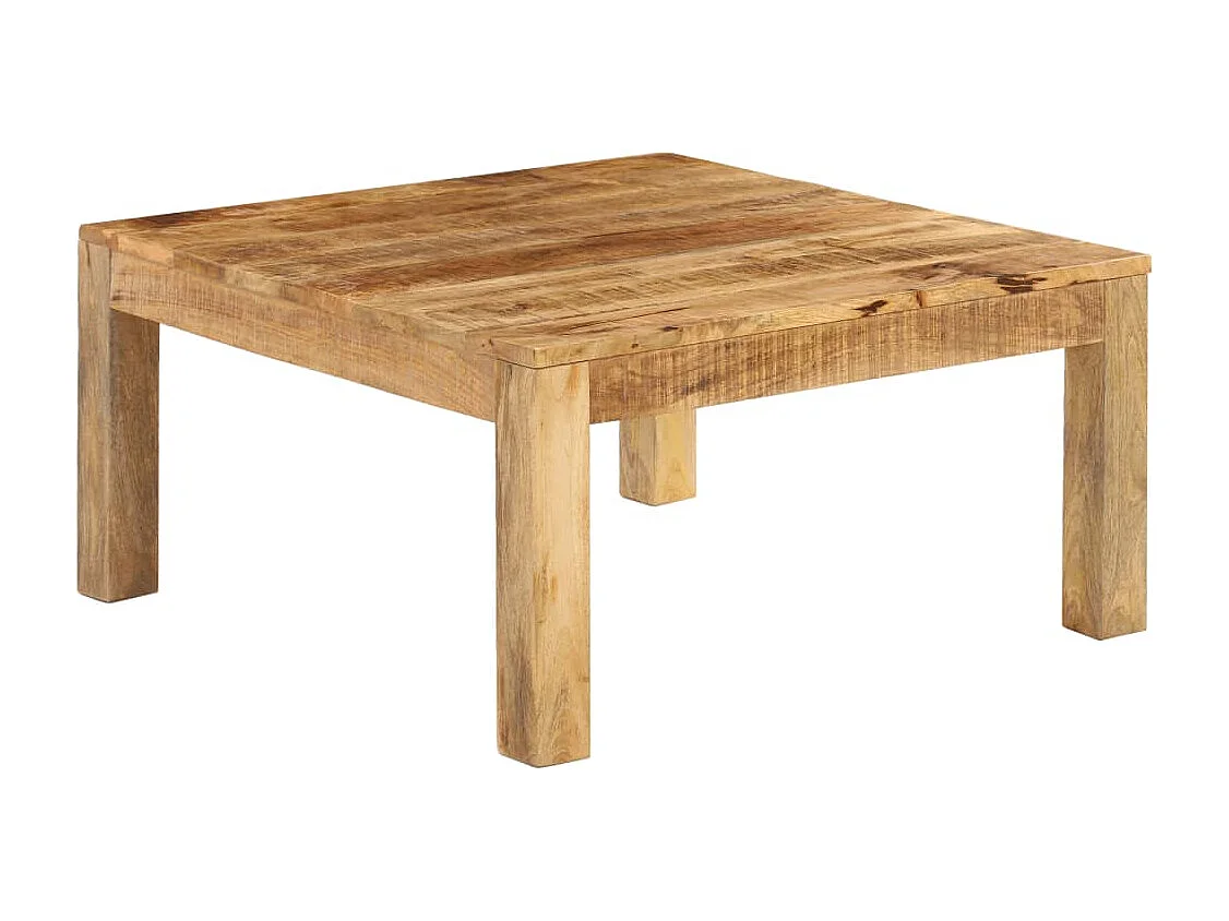 Couchtisch 80x80x40 cm Massivholz Mango