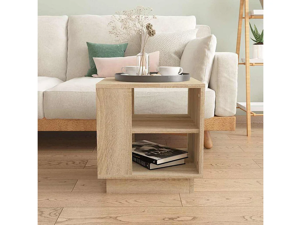 Couchtisch Sonoma-Eiche 40x40x43 cm Holzwerkstoff