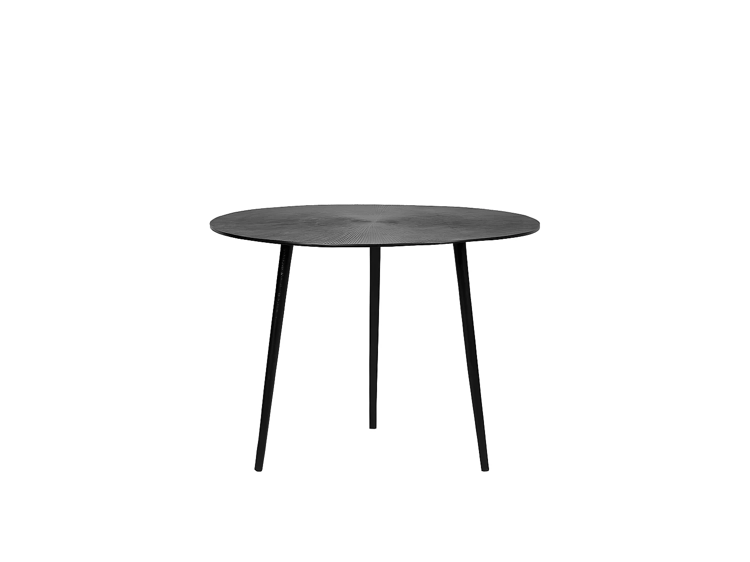 Table basse Nobby 60x60x45 cm Noir