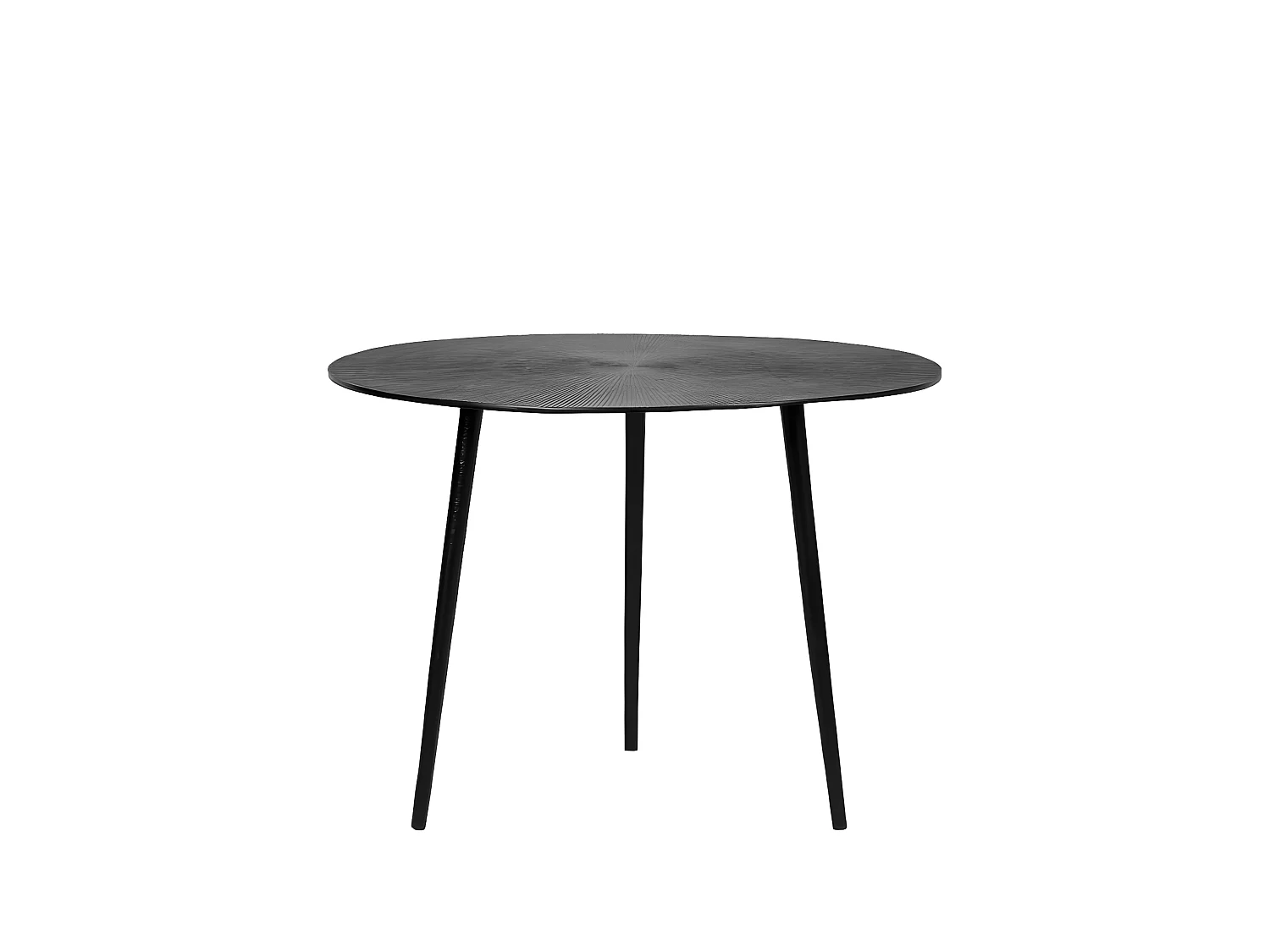 Table basse Nobby 60x60x45 cm Noir