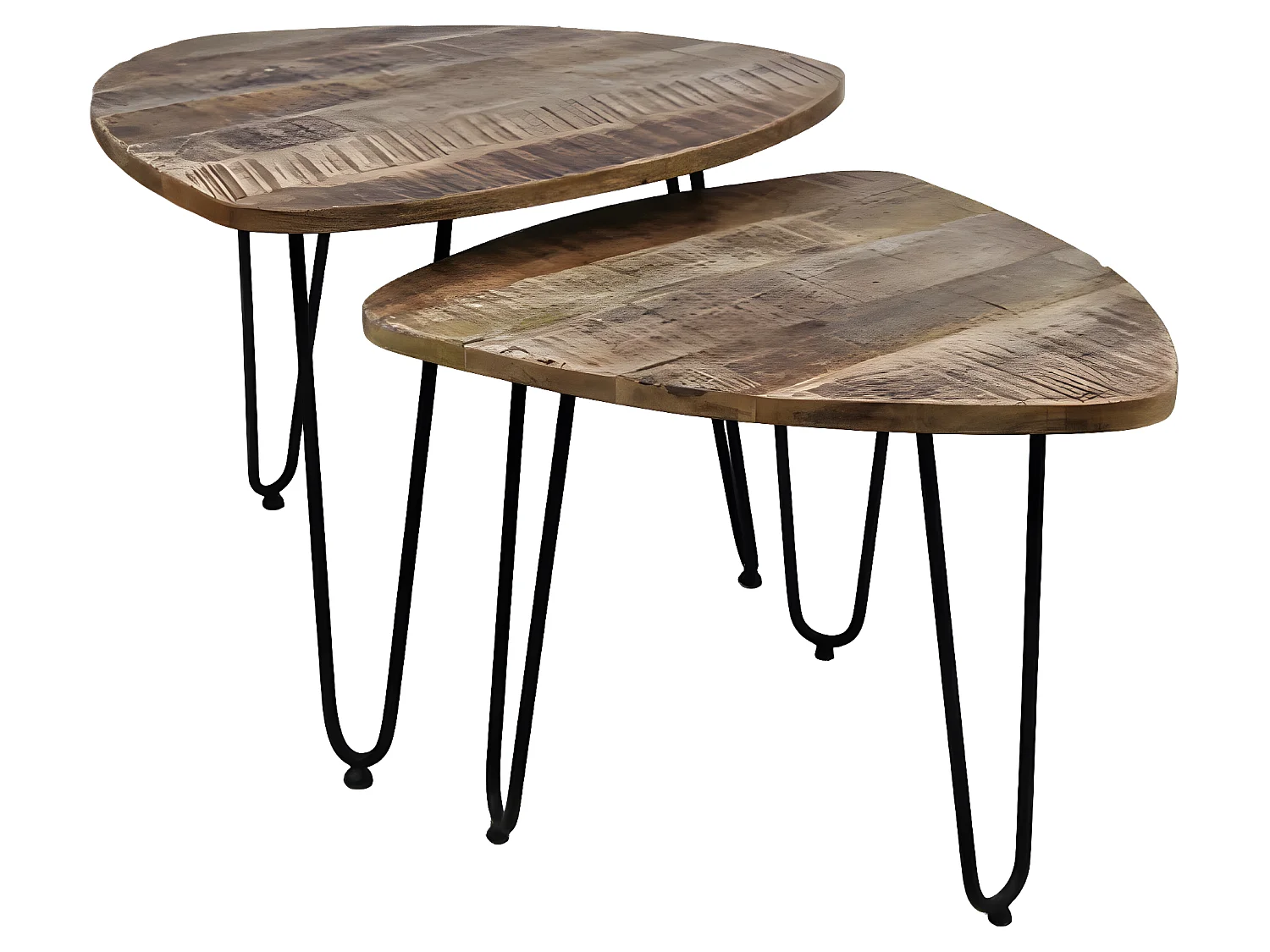 Ensemble de tables basses 2 pcs Dexter