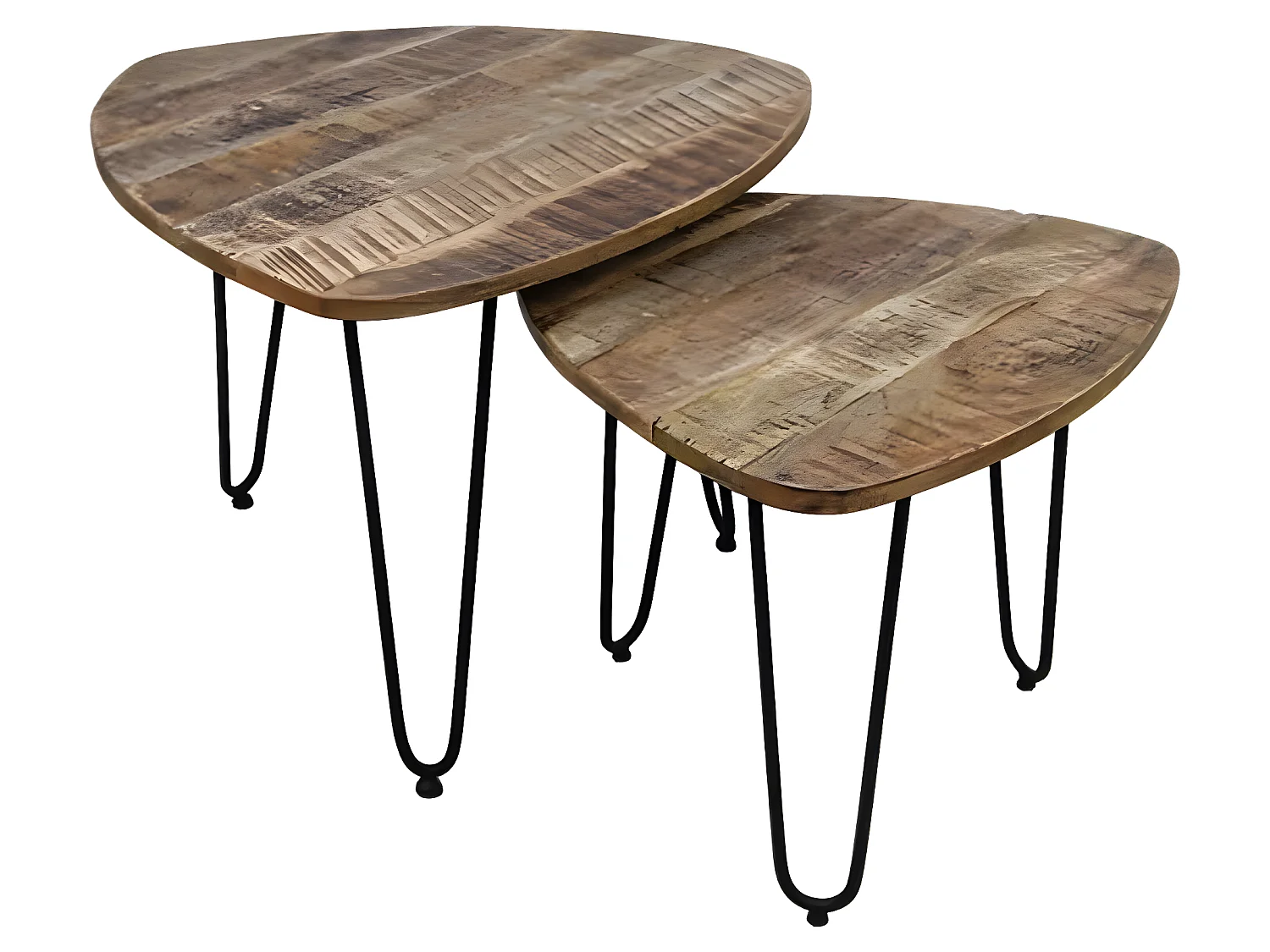 Ensemble de tables basses 2 pcs Dexter