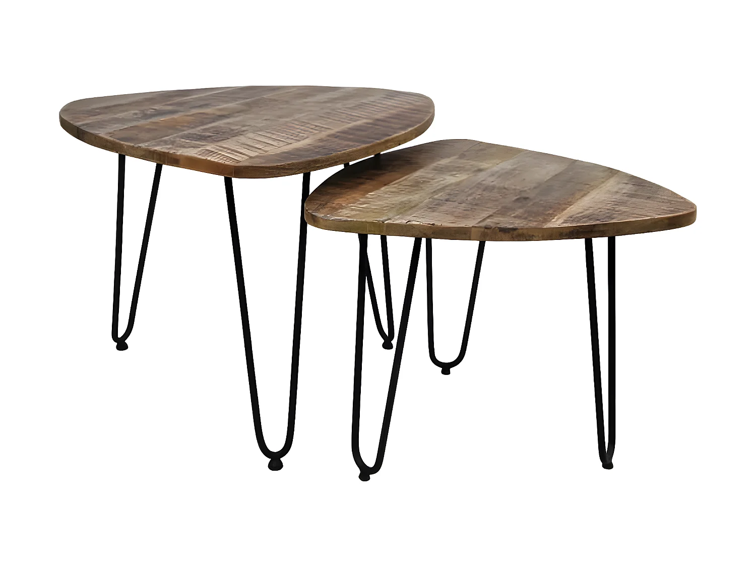 Ensemble de tables basses 2 pcs Dexter