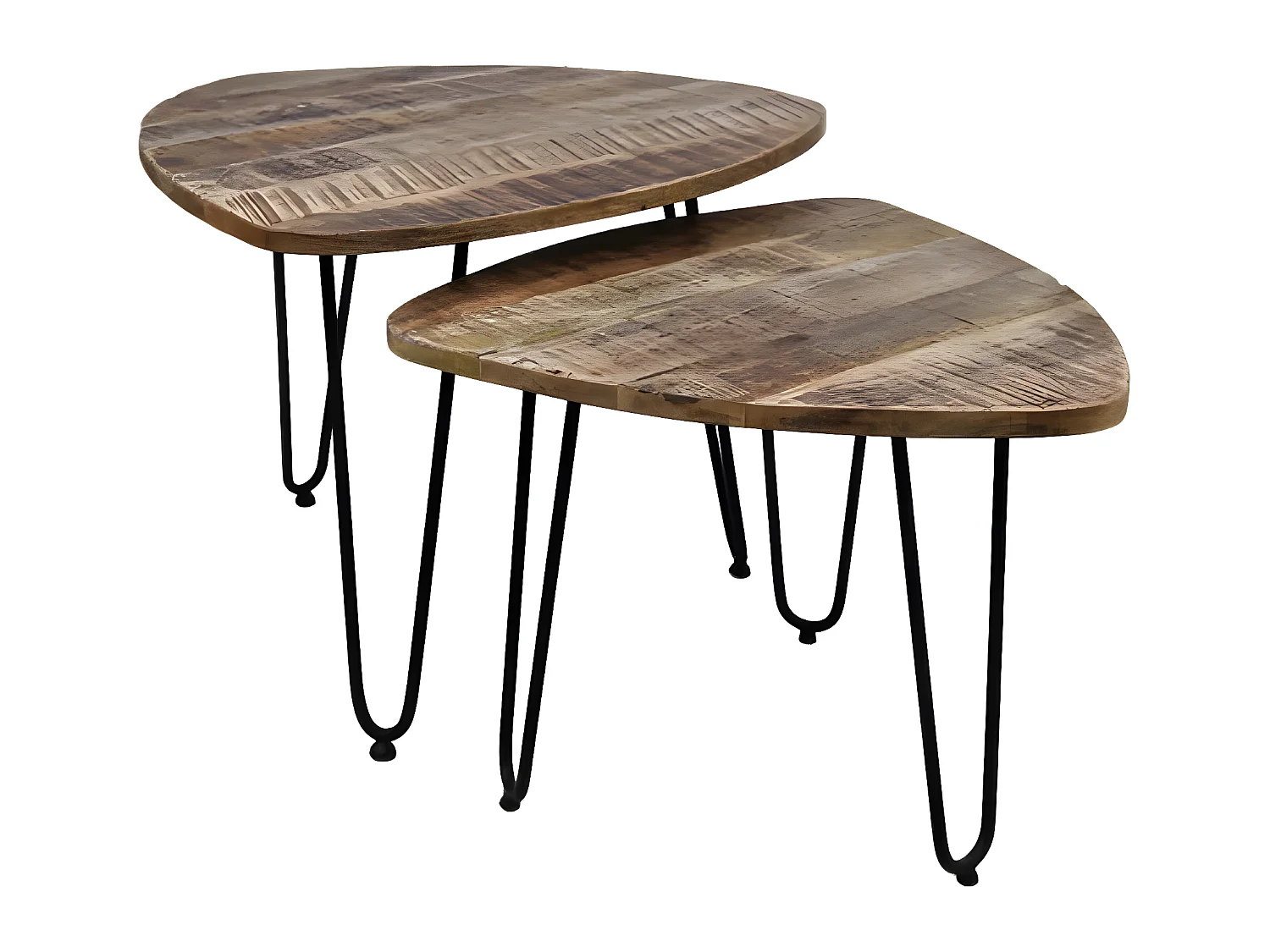 Ensemble de tables basses 2 pcs Dexter