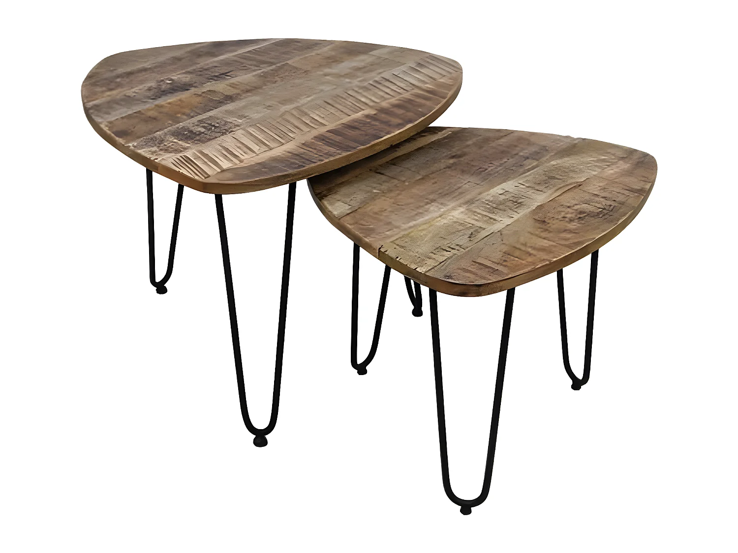 Ensemble de tables basses 2 pcs Dexter