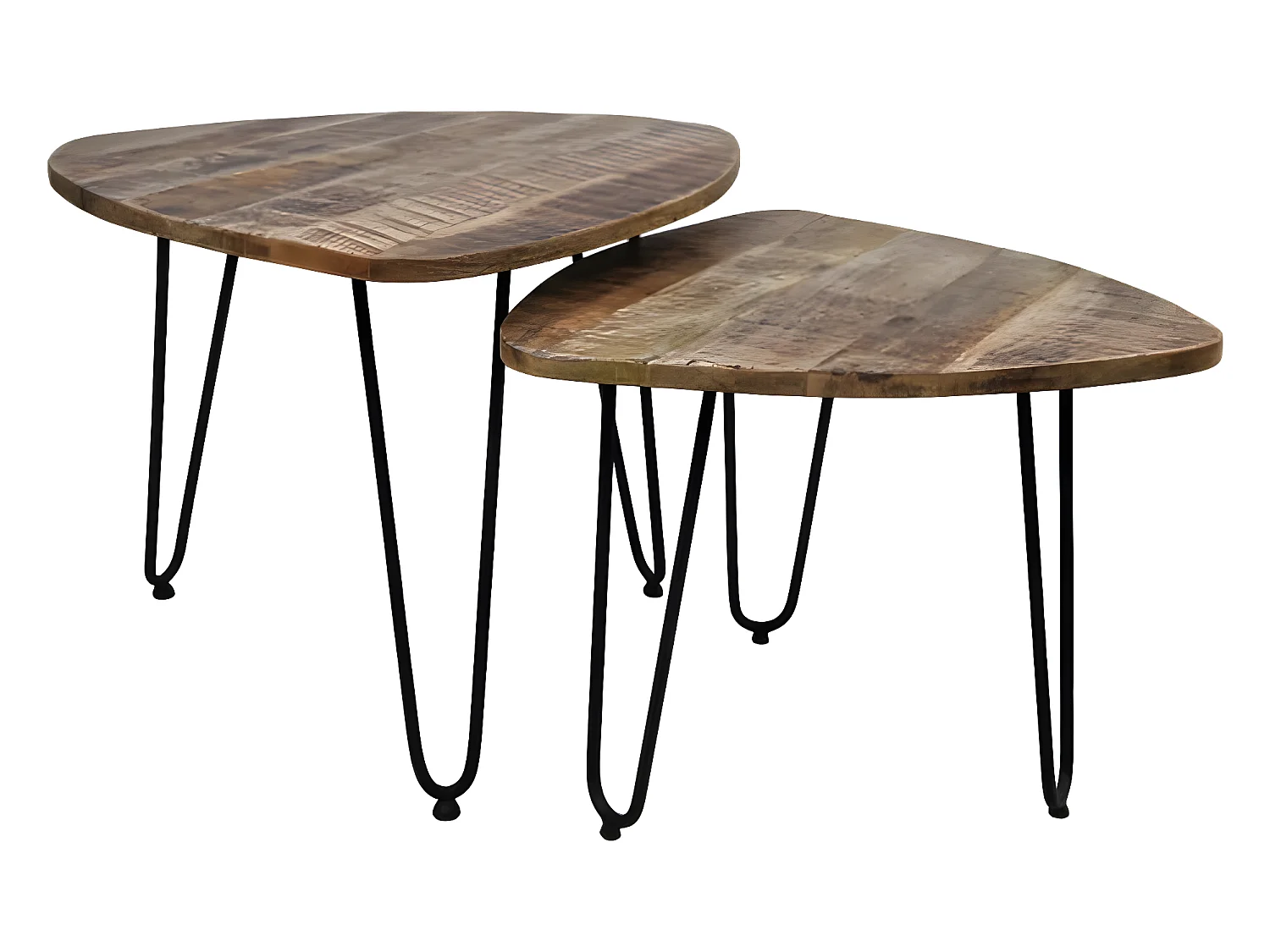 Ensemble de tables basses 2 pcs Dexter