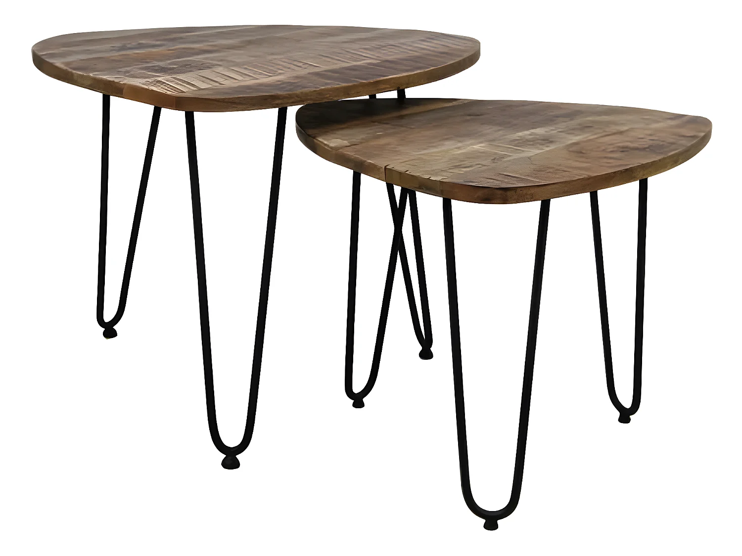 Ensemble de tables basses 2 pcs Dexter