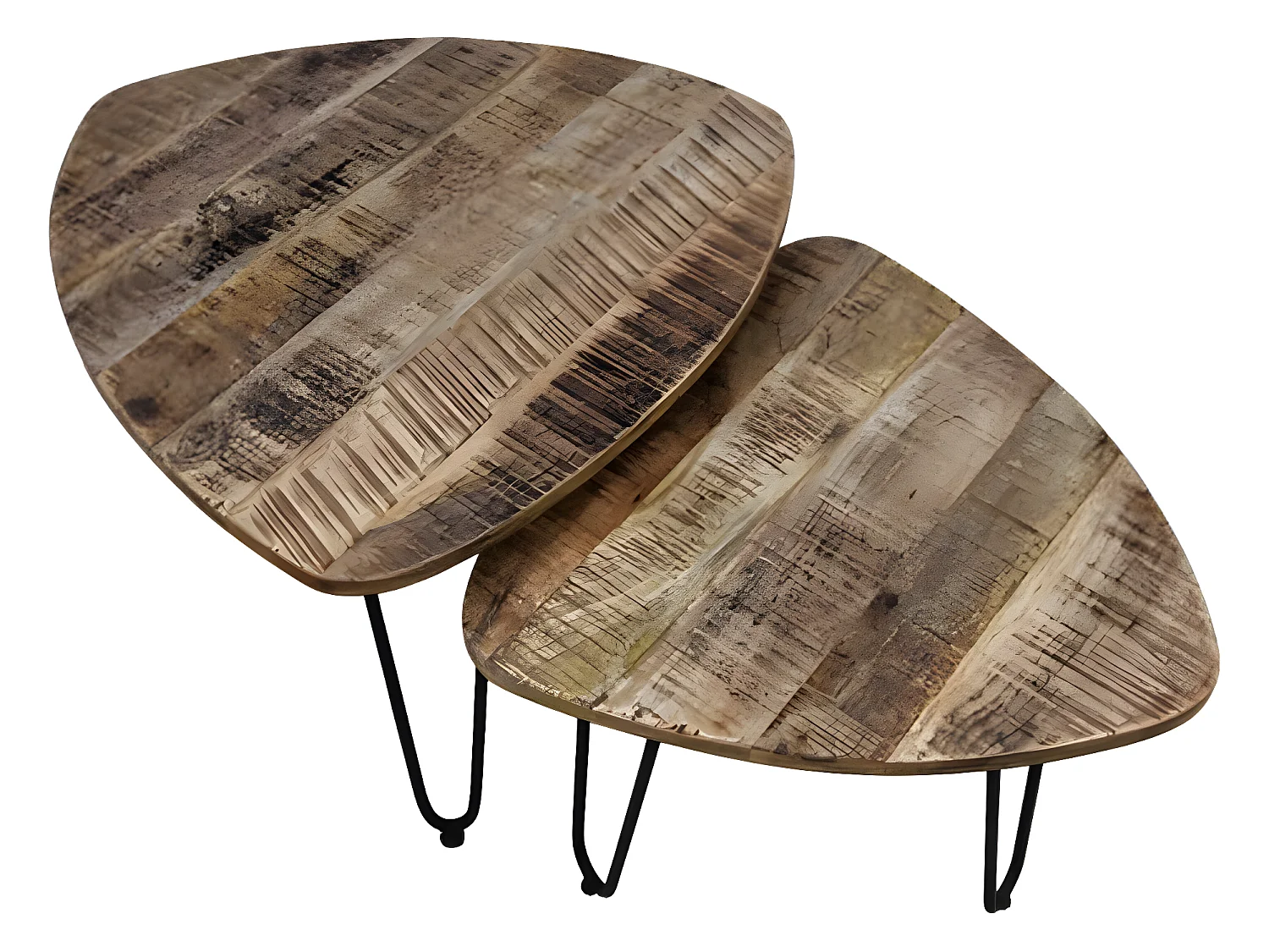 Ensemble de tables basses 2 pcs Dexter