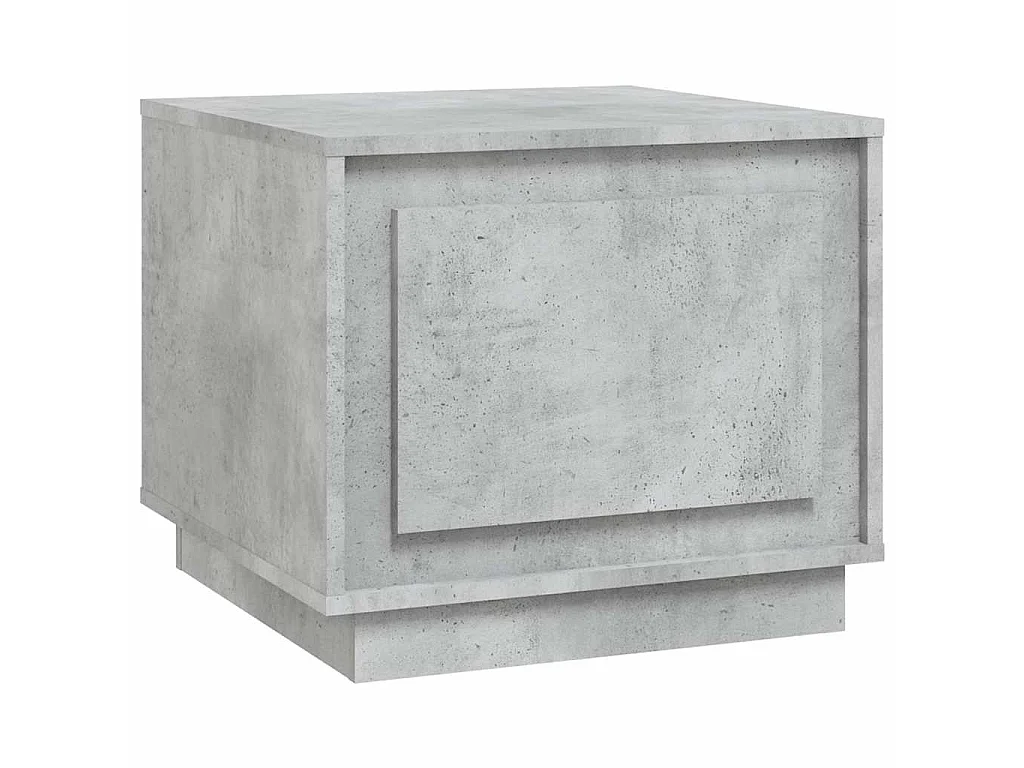Table basse gris béton 51x50x44 cm bois d'ingénierie