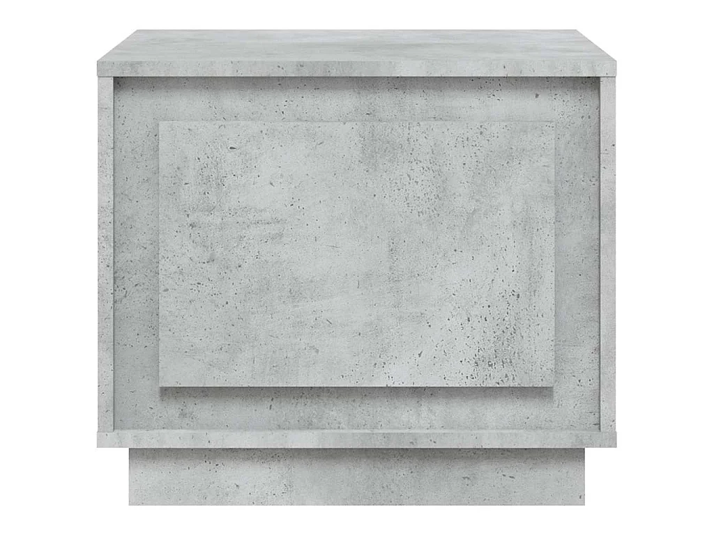Table basse gris béton 51x50x44 cm bois d'ingénierie