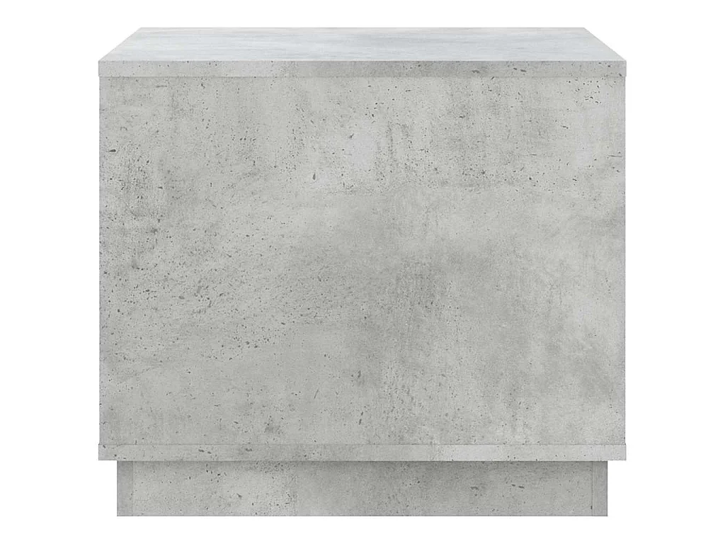 Table basse gris béton 51x50x44 cm bois d'ingénierie