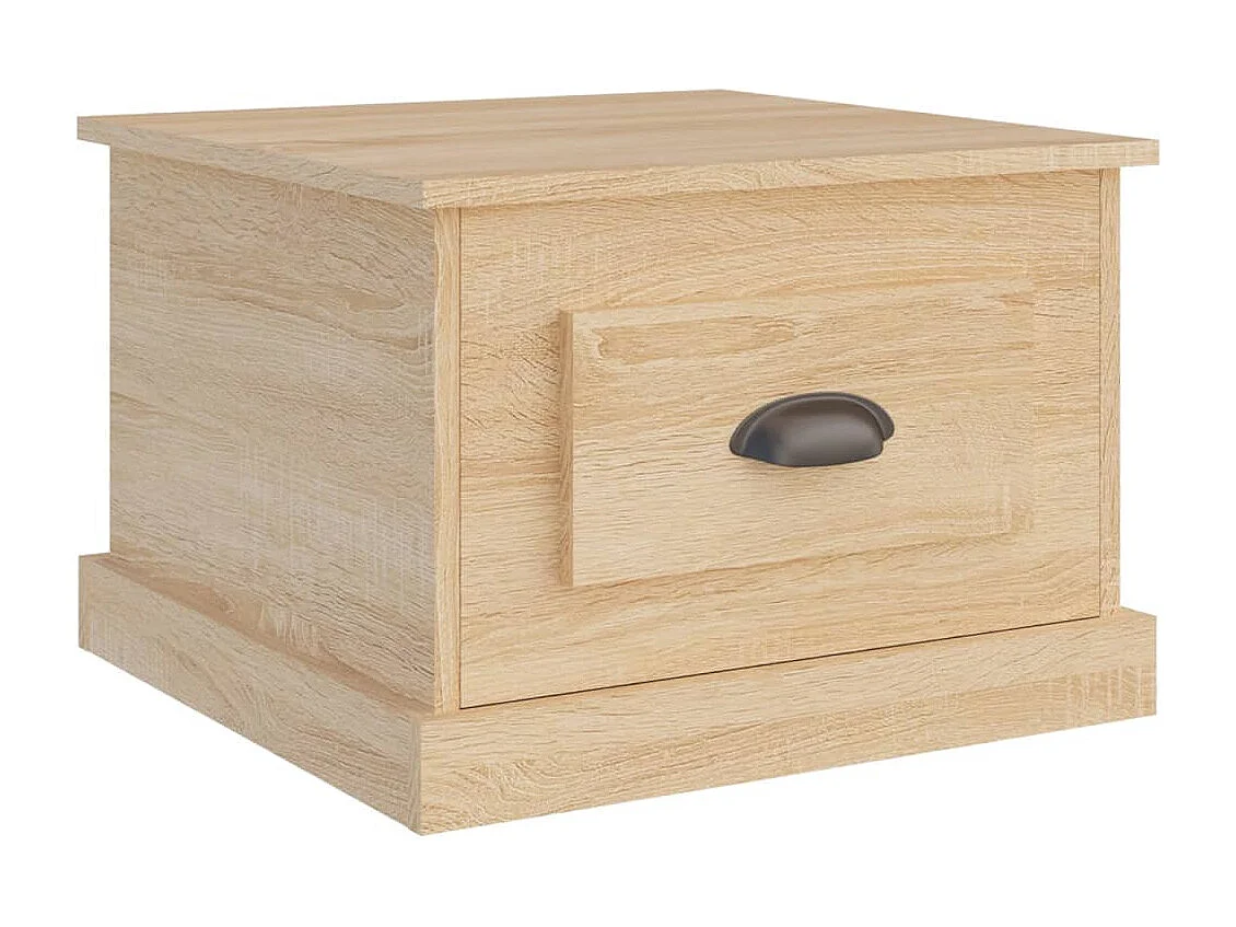 Mesa de centro 50x50x35 cm derivados de madeira carvalho sonoma