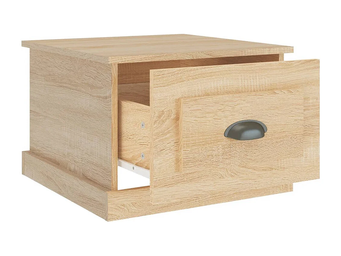 Table basse Chêne sonoma 50x50x35 cm Bois d'ingénierie