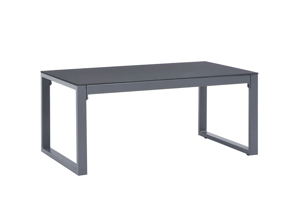 Salontafel 90x50x40 cm aluminium