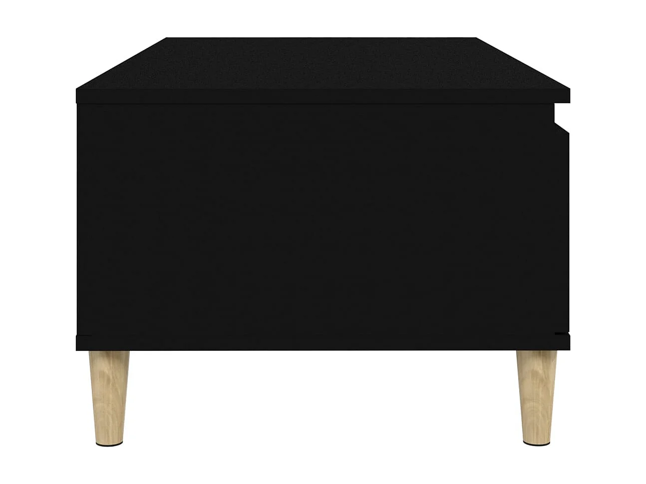 Couchtisch Schwarz 90x50x36,5 cm Holzwerkstoff