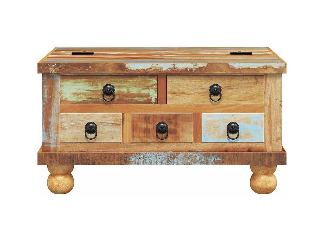 Table basse Bois de récupération 70 x 70 x 38 cm